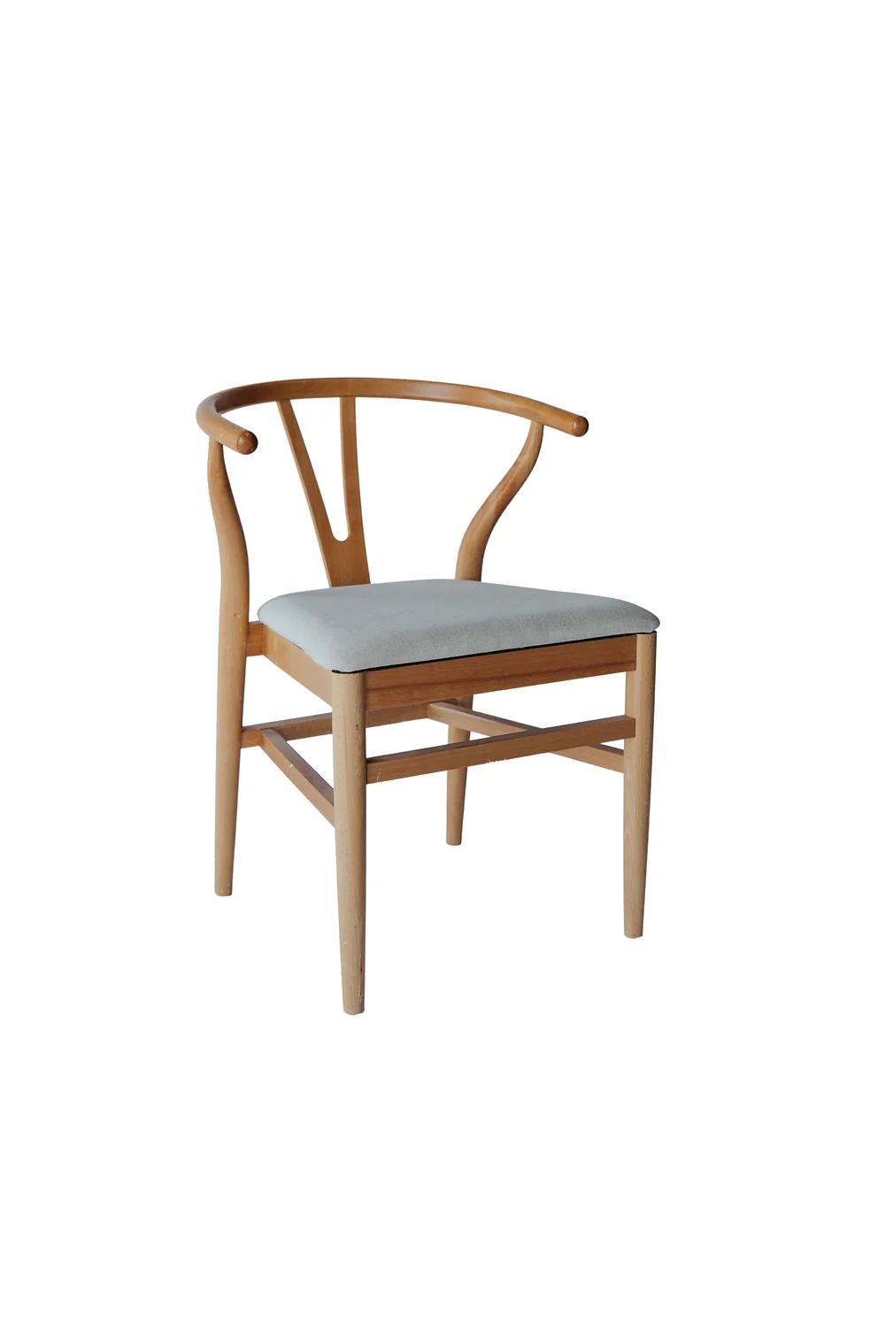 Natural Wishbone Dining Chair Linen Cushion [QTY 280] southwestteepee