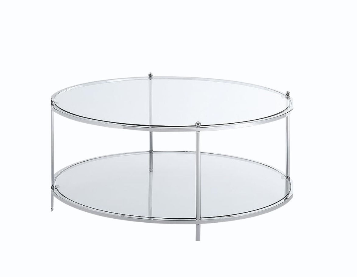 Paris Lucite Coffee Table - Silver [QTY: 2]