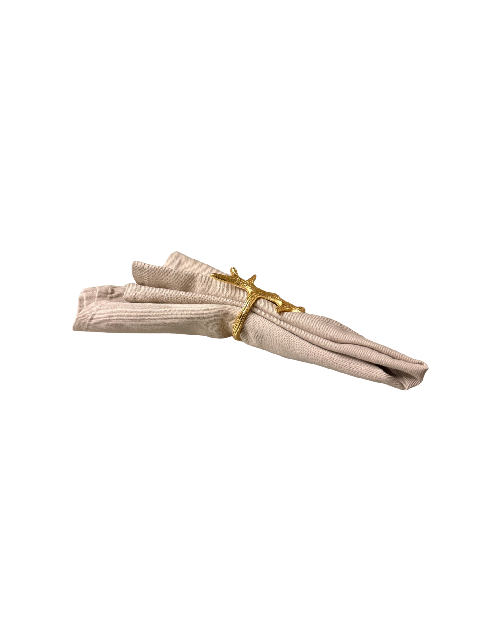 Golden Antler Napkin Ring [QTY:150] C-1