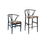 Thumbnail: Black Wishbone Barstool - Cowhide