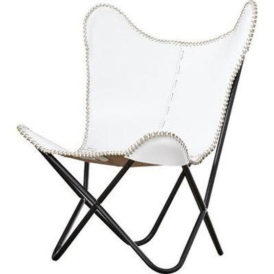 White Leather Las Cruces Accent Chair - White [QTY: 4] X-1