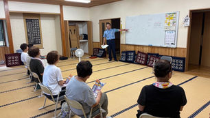 8月は熱中症対策も考え【最新の詐欺の手口と予防方法】【交通違反・事故予防】講座をおこないました!