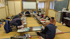 各サロンで【切り絵】をしました！