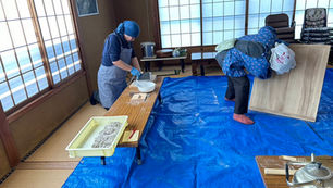 釜沢そよ風サロン 蕎麦打ち