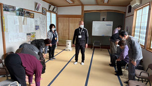 中部ふれあいサロン 筋肉量測定と軽運動