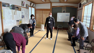 中部ふれあいサロン 筋肉量測定と軽運動