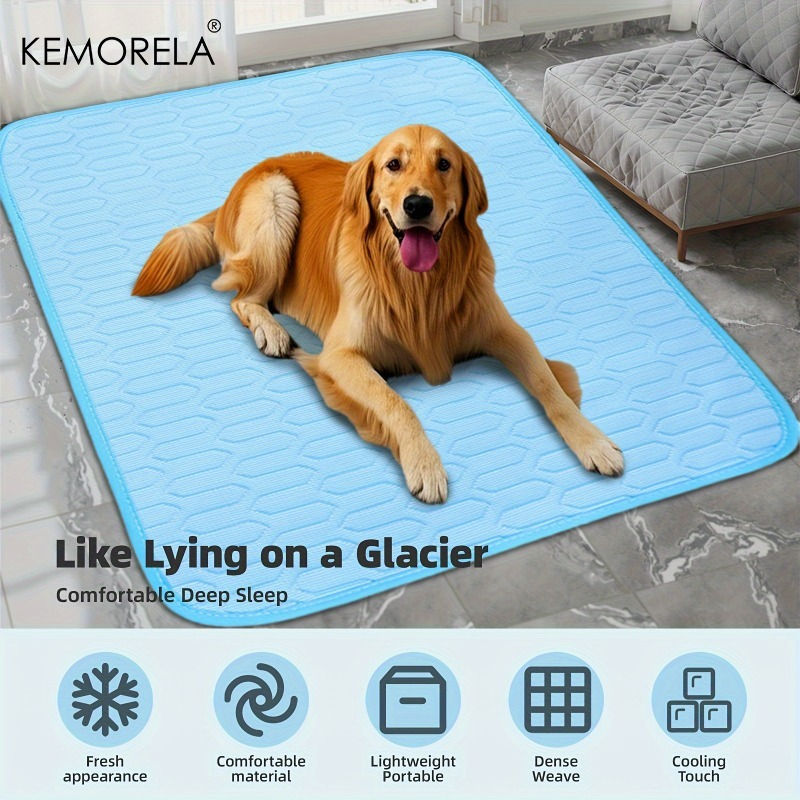 2025 Upgraded Ice-Cool Summer Pet Cooling Mat and Bed Sweat-Absorbent Fabric Ava
