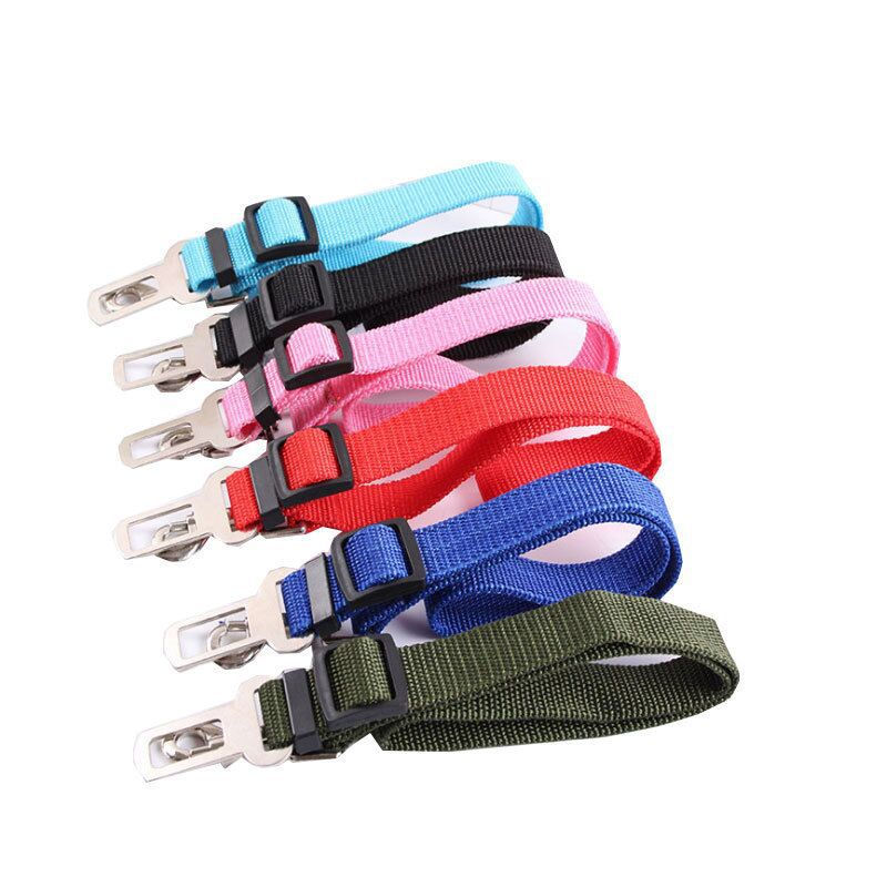Thumbnail: Dog Car Seat Belt Safety Protector Travel Pets Accessories Dog Leash Collar Brea