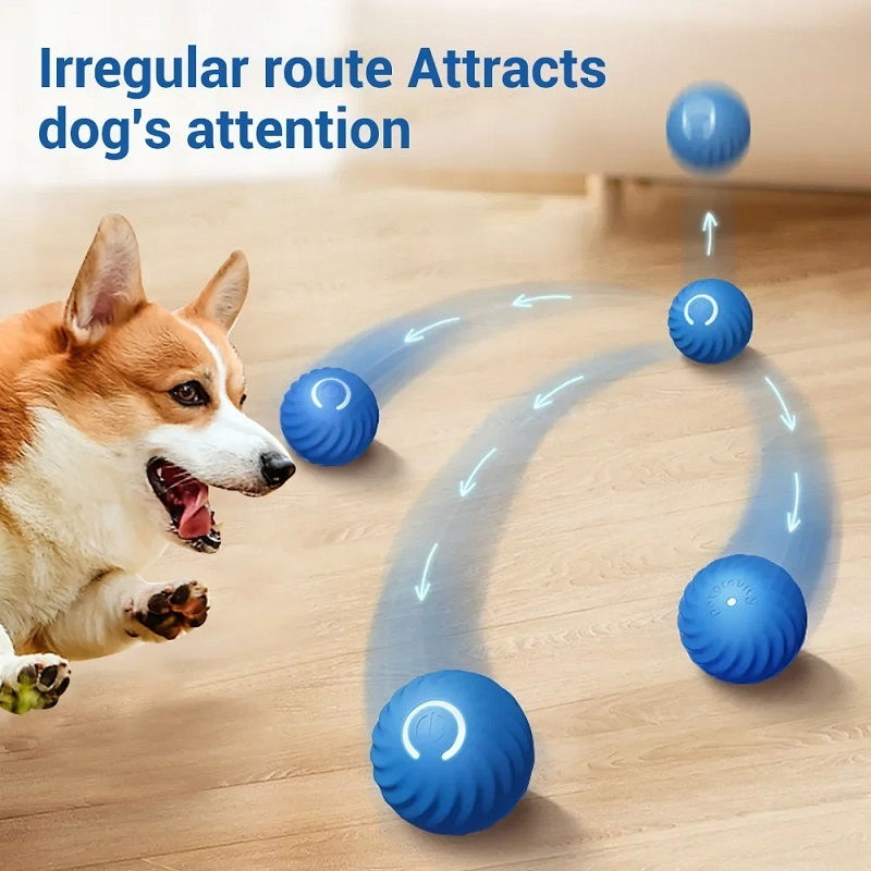 Thumbnail: Dog Toy Ball Automatic Moving Bouncing Rolling Ball USB Smart puppy Interactive 
