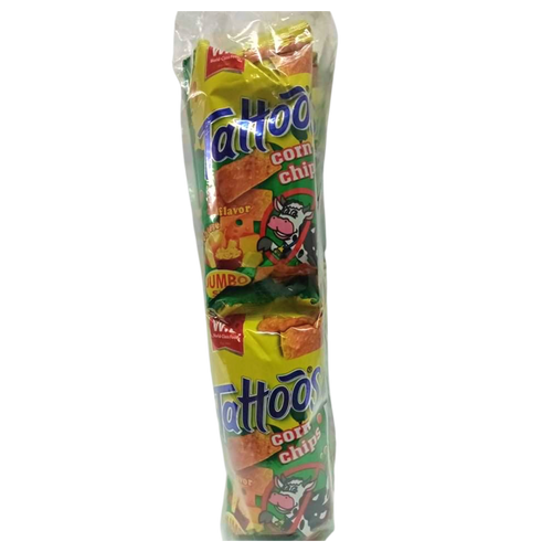 Tattoos Corn Chips (Cheese Flavor) Pack of 3 XpresStore
