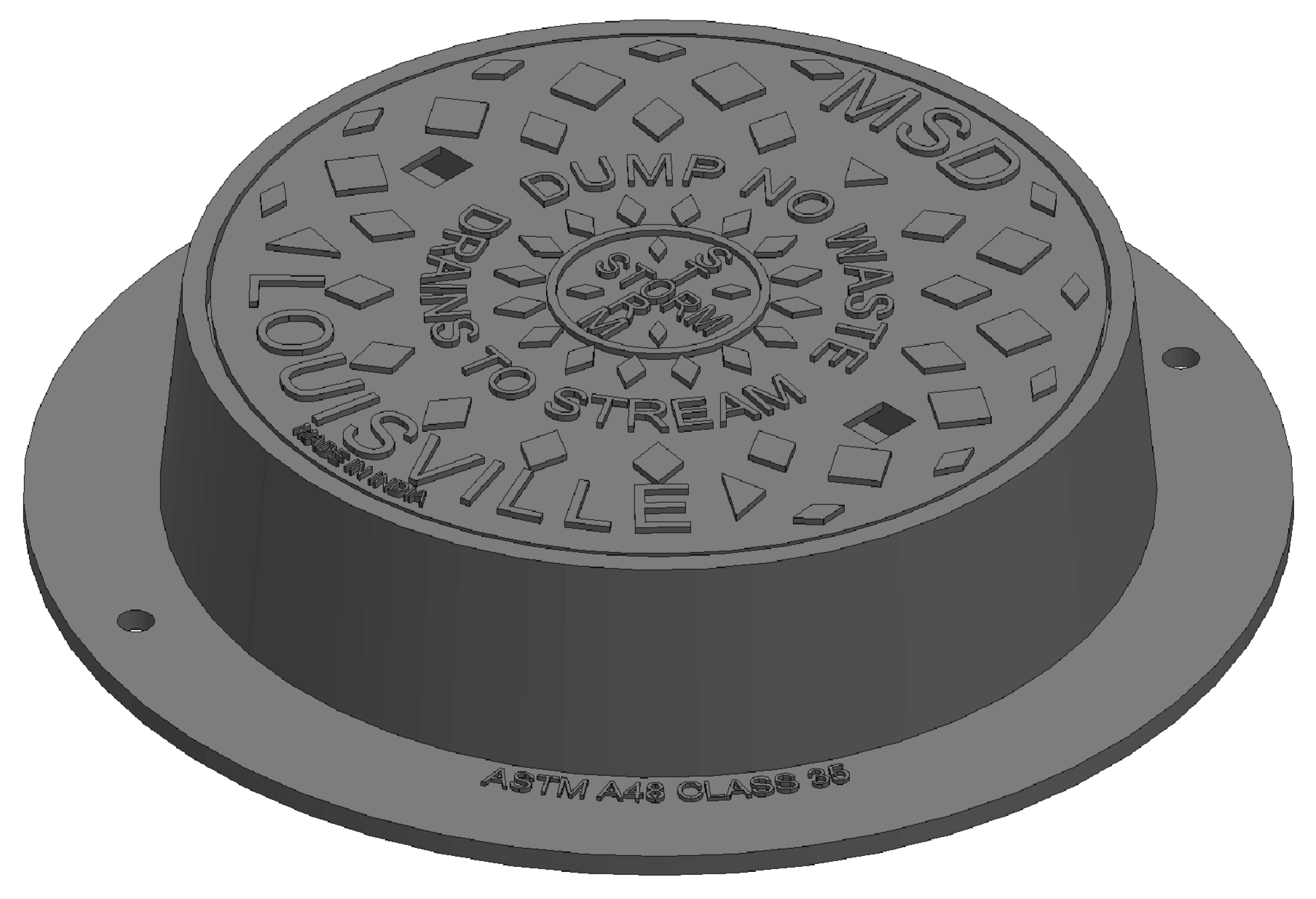Louisville MSD - Storm Manhole Casting