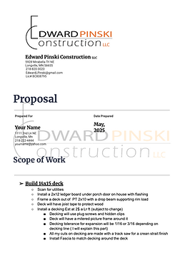 Proposal