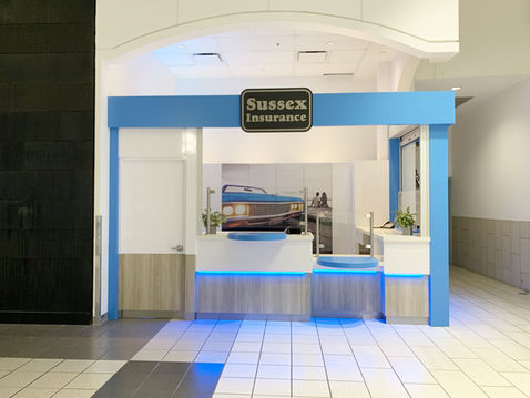 Sussex Insurance Kiosk Renovation in Coquitlam Centre