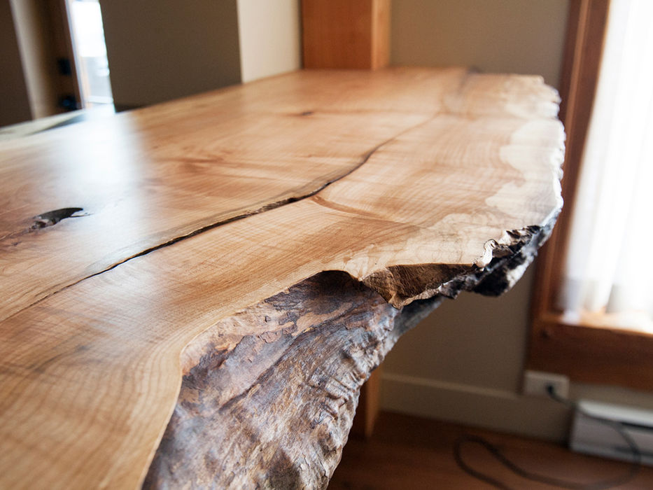 Live Edge Millwork for A Log Home