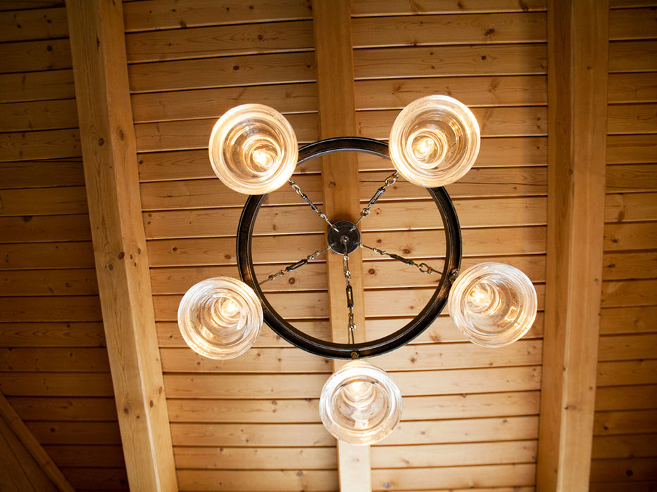 Log Cabin Light Fixture