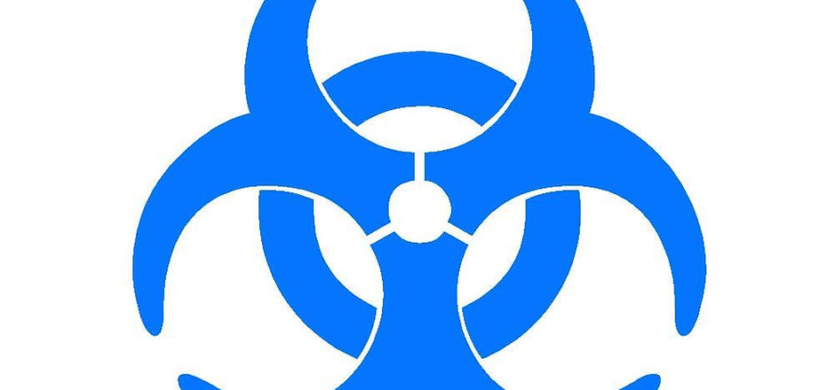 Bio Hazard Symbol V1 Single Color Transfer Type Decal (1).jpg