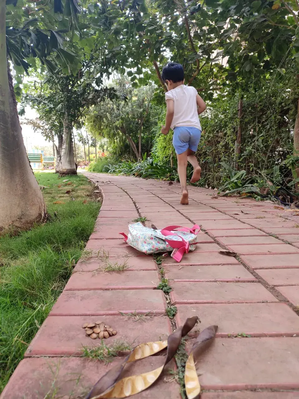 Nature provides us with creative toys