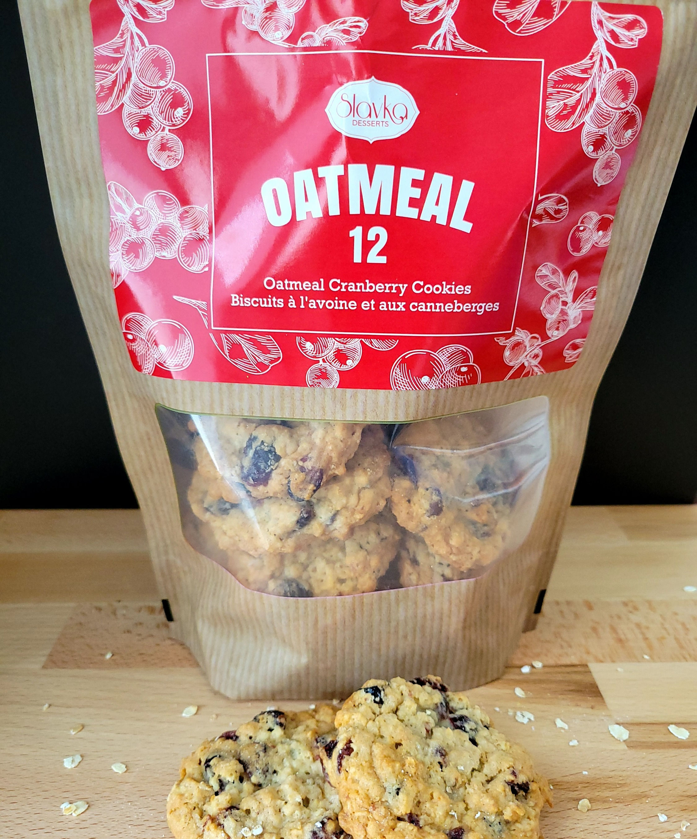 Oatmeal Cranberries Cookies