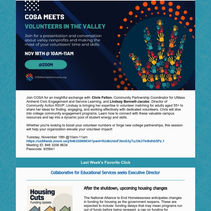 Newsletter: November 18th