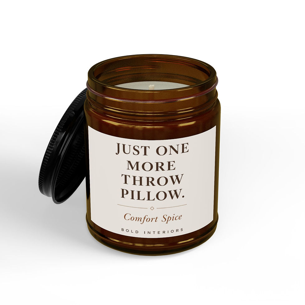 Thumbnail: Just One More Throw Pillow Candle | Comfort Spice Soy Candle | Fall Home Decor 