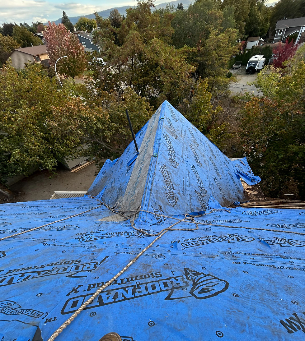 re-roof project