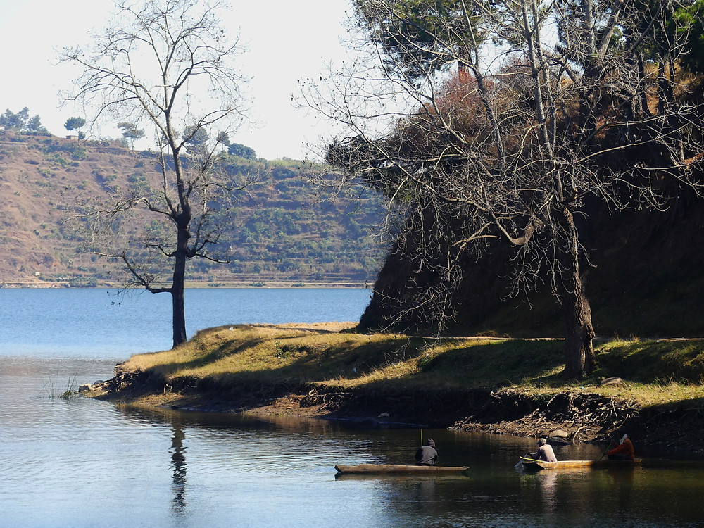 Pêcheurs sur le lac