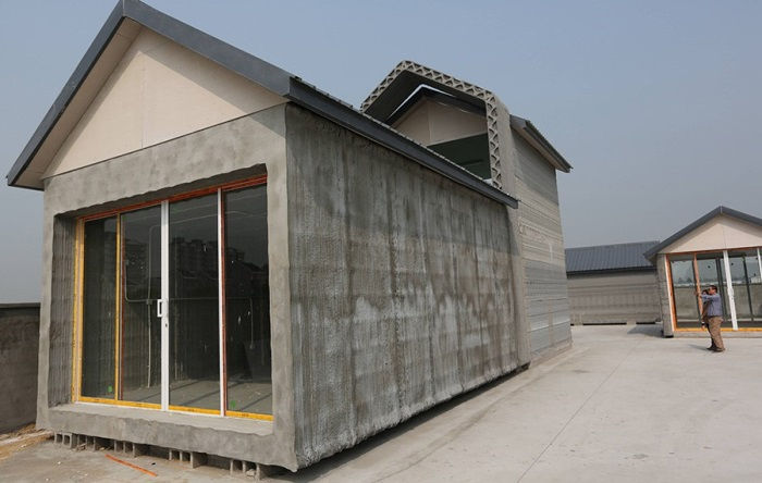 Maison imprimée en 3D en Chine