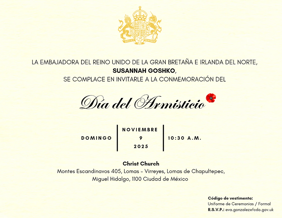 Remembrance Sunday 2025