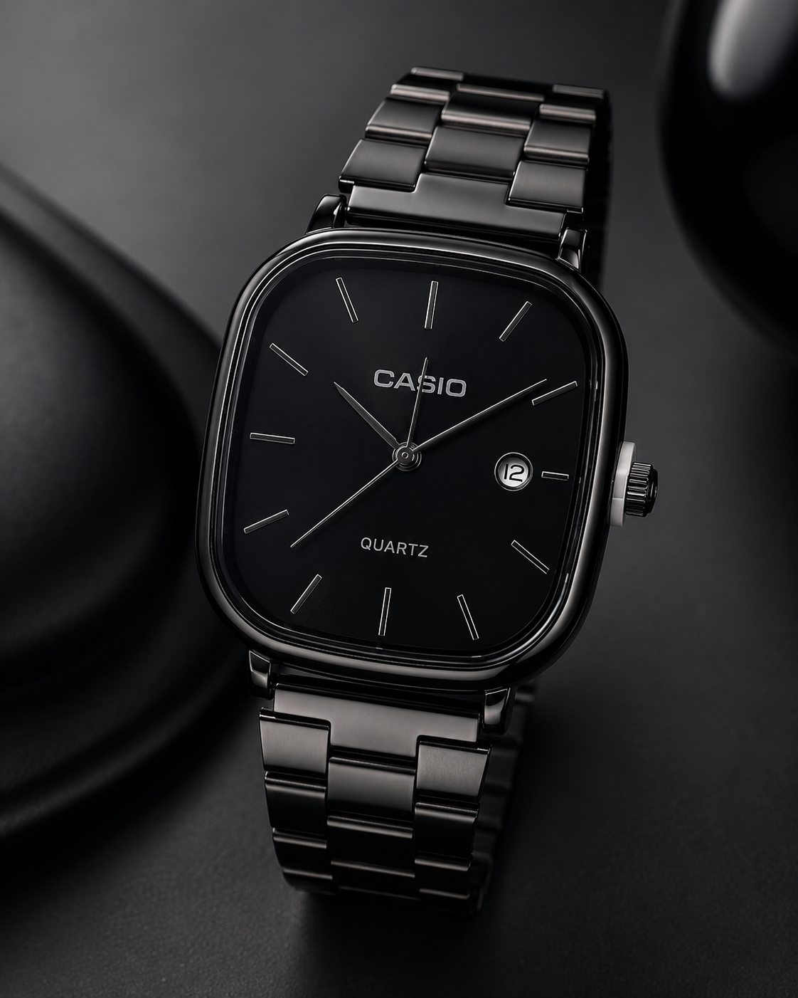 Relógio Casio Unissex Preto com Mostrador Preto