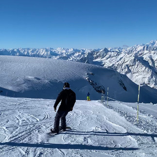 Skiing in Zermatt, Switzerland