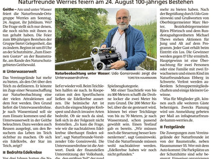 Zum Fest mit der Drohne abtauchen