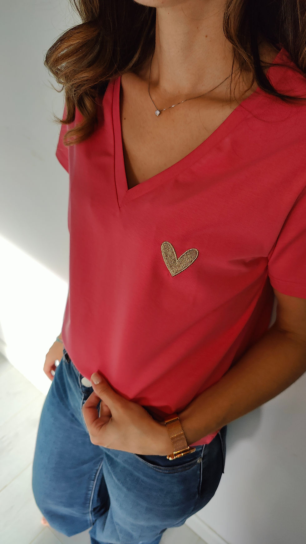 Miniature : Tee-shirt cœur brodé Mama