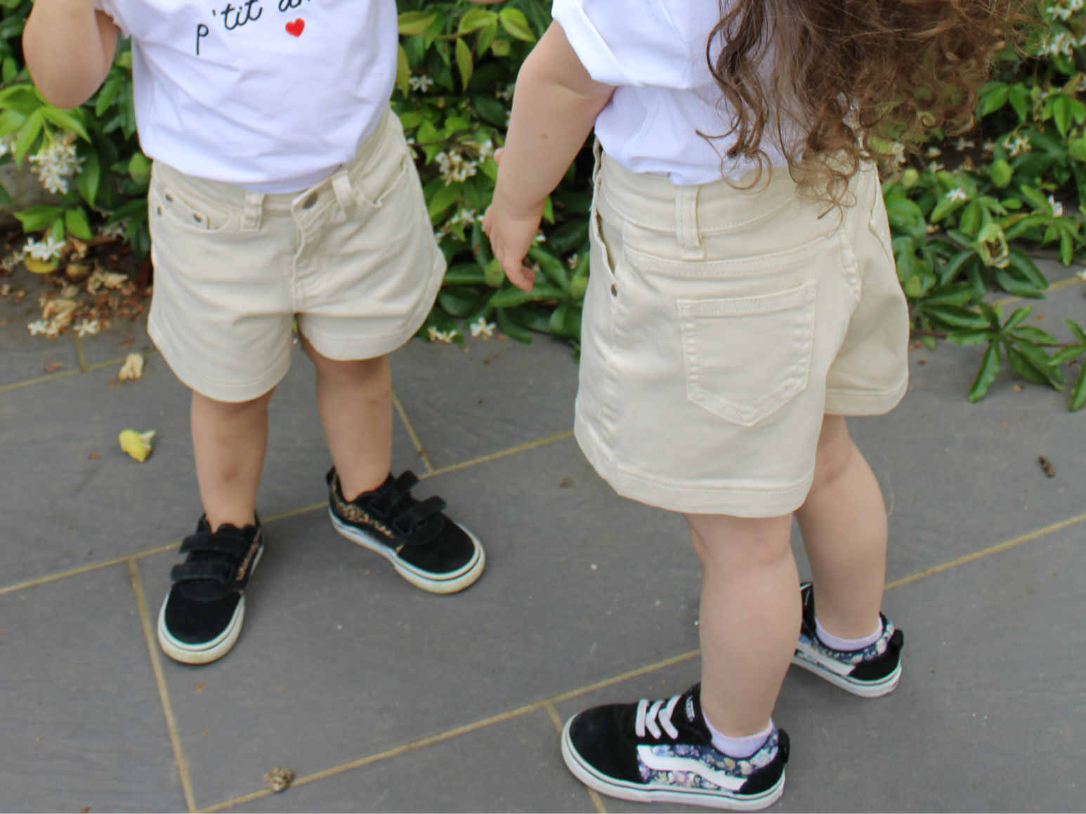 Short avec broderie cœur Mini