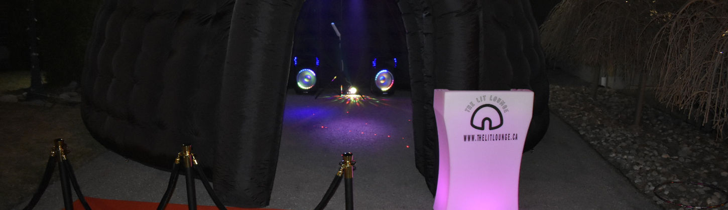 Inflatable LED Igloo Dome Tent rental Mobile party room and nightclub toronto