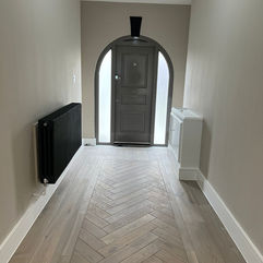 soft grey wood flooring installation Merseyside