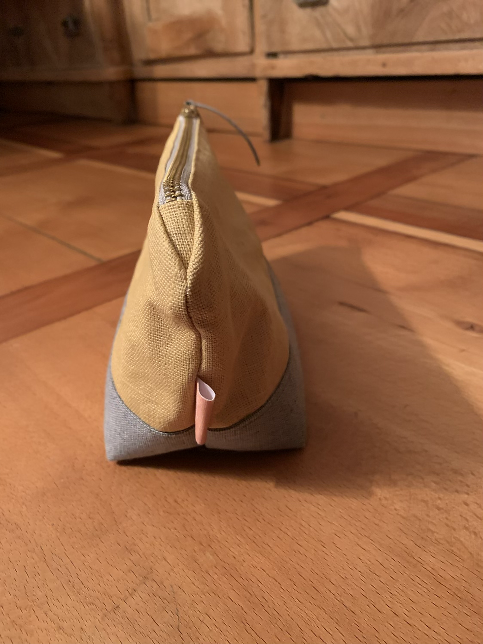 Miniaturbild: Necessaire gelb/grau