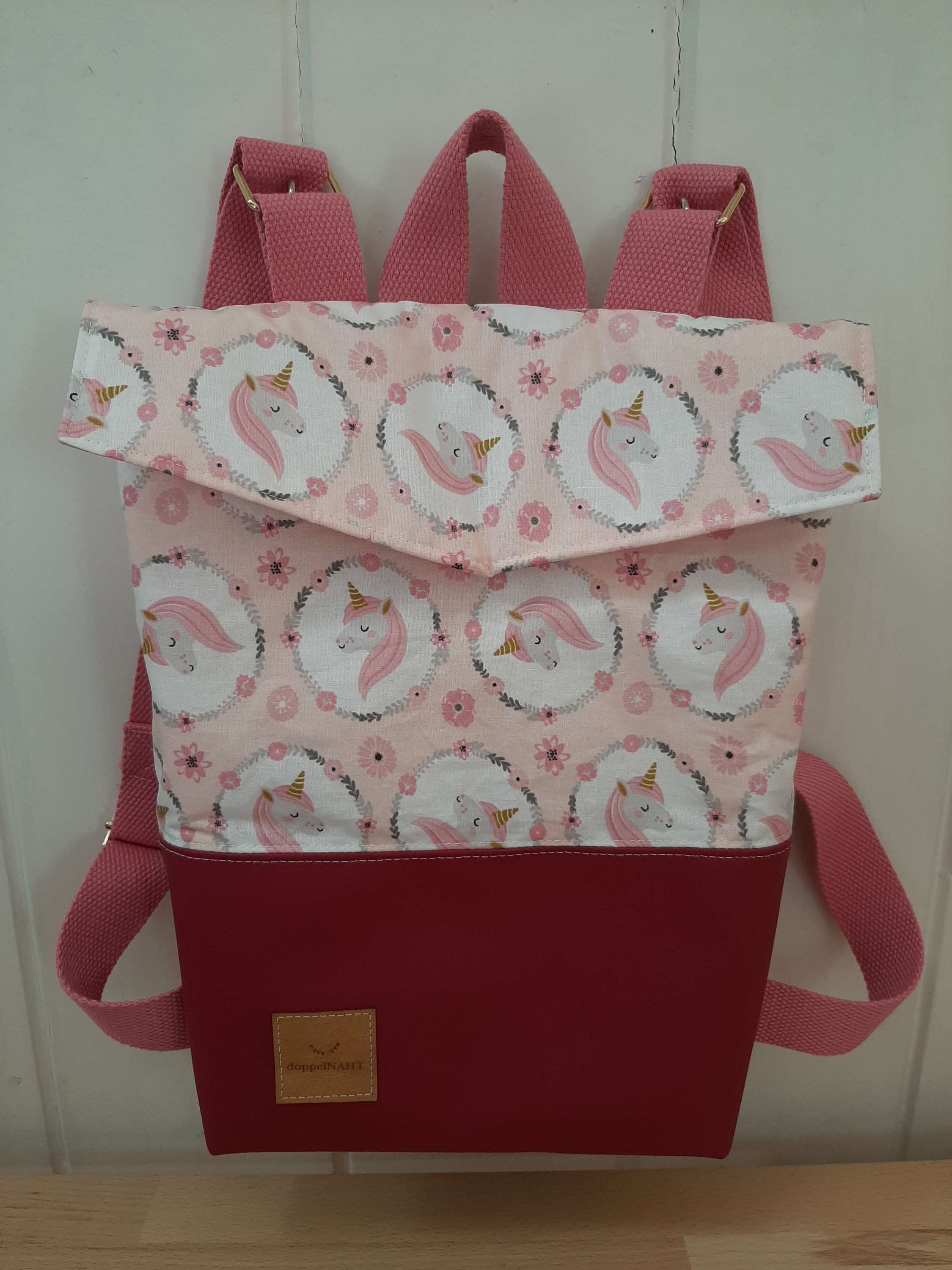 Kinderrucksack "Einhorn" rosa/rosé
