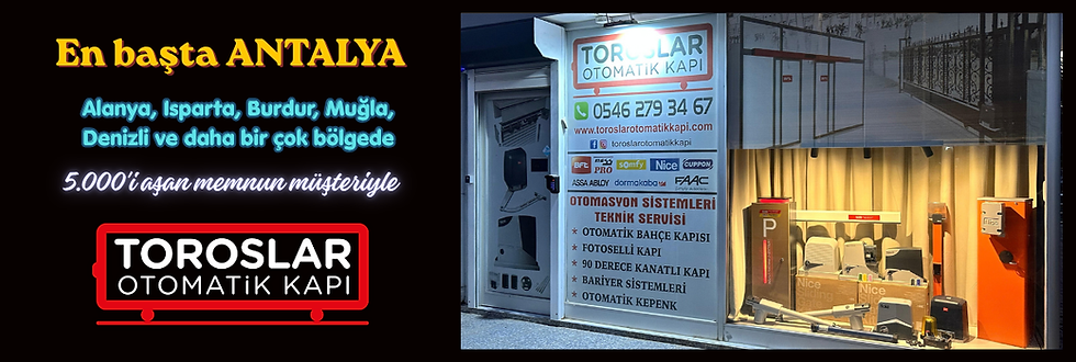 Antalya Toroslar Otomatik Kapı