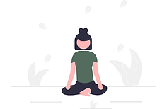 A girl doing a daily routine to feel more in control of her day.