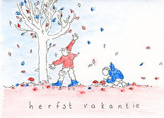 school in beeld herfstvakantie