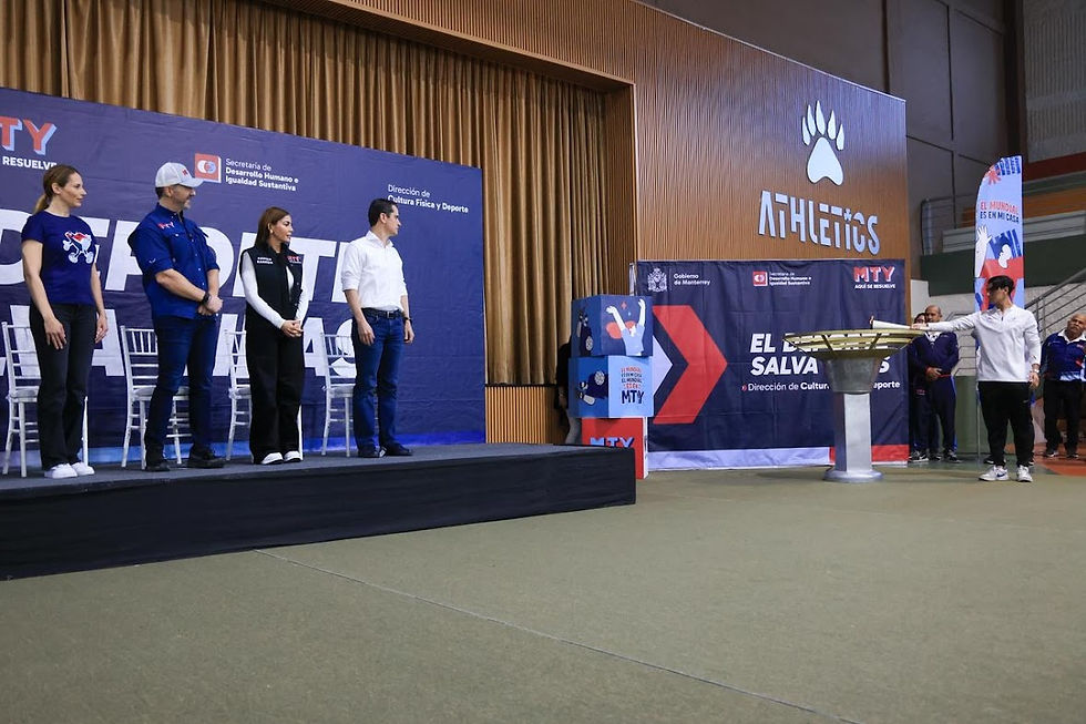 Inaugura Adrián de la Garza Copa Colegial Monterrey 3ª Edición