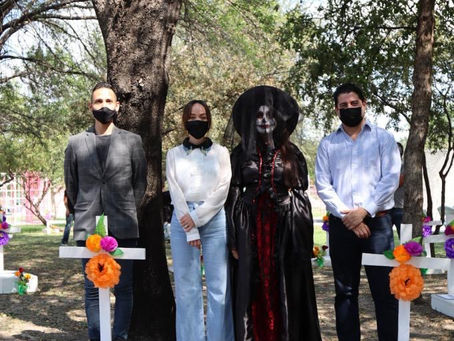 Conmemora el DIF Monterrey a Difuntos con desfile de Catrinas