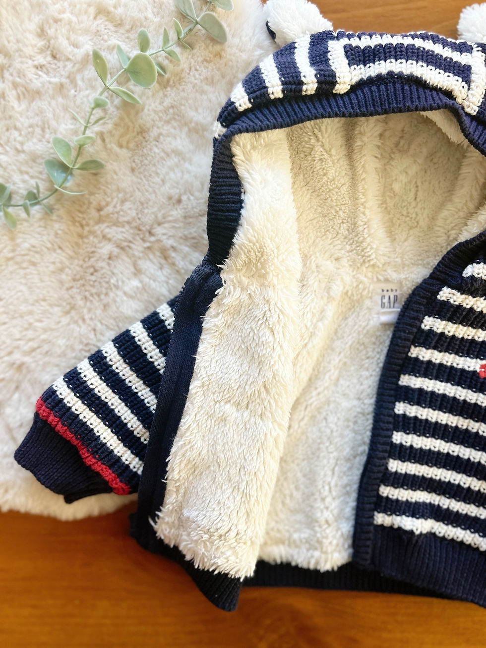 Miniature : Veste en maille doublée Baby Gap 0-3 mois