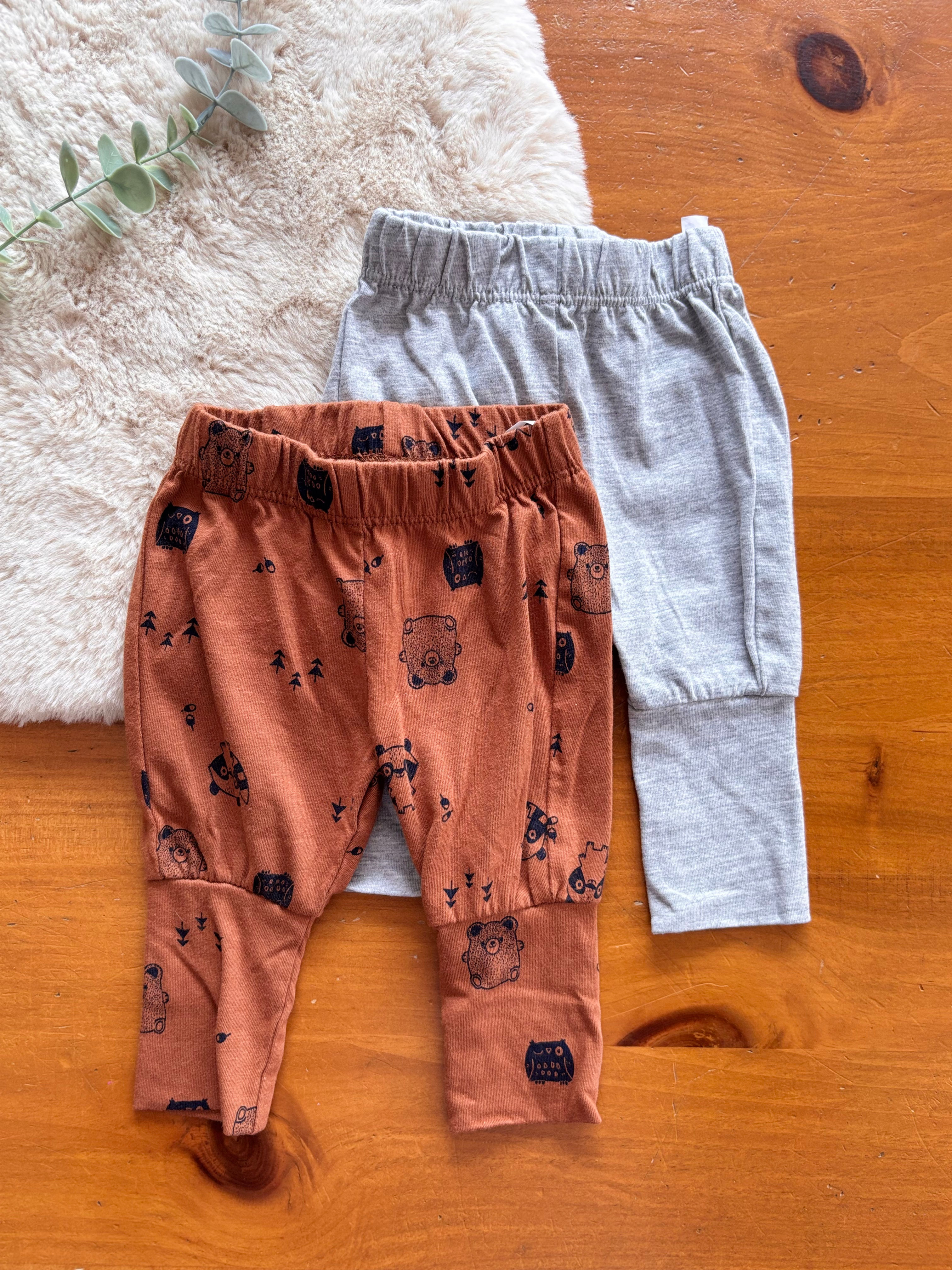 Duo de pantalons Tag 3-6 mois