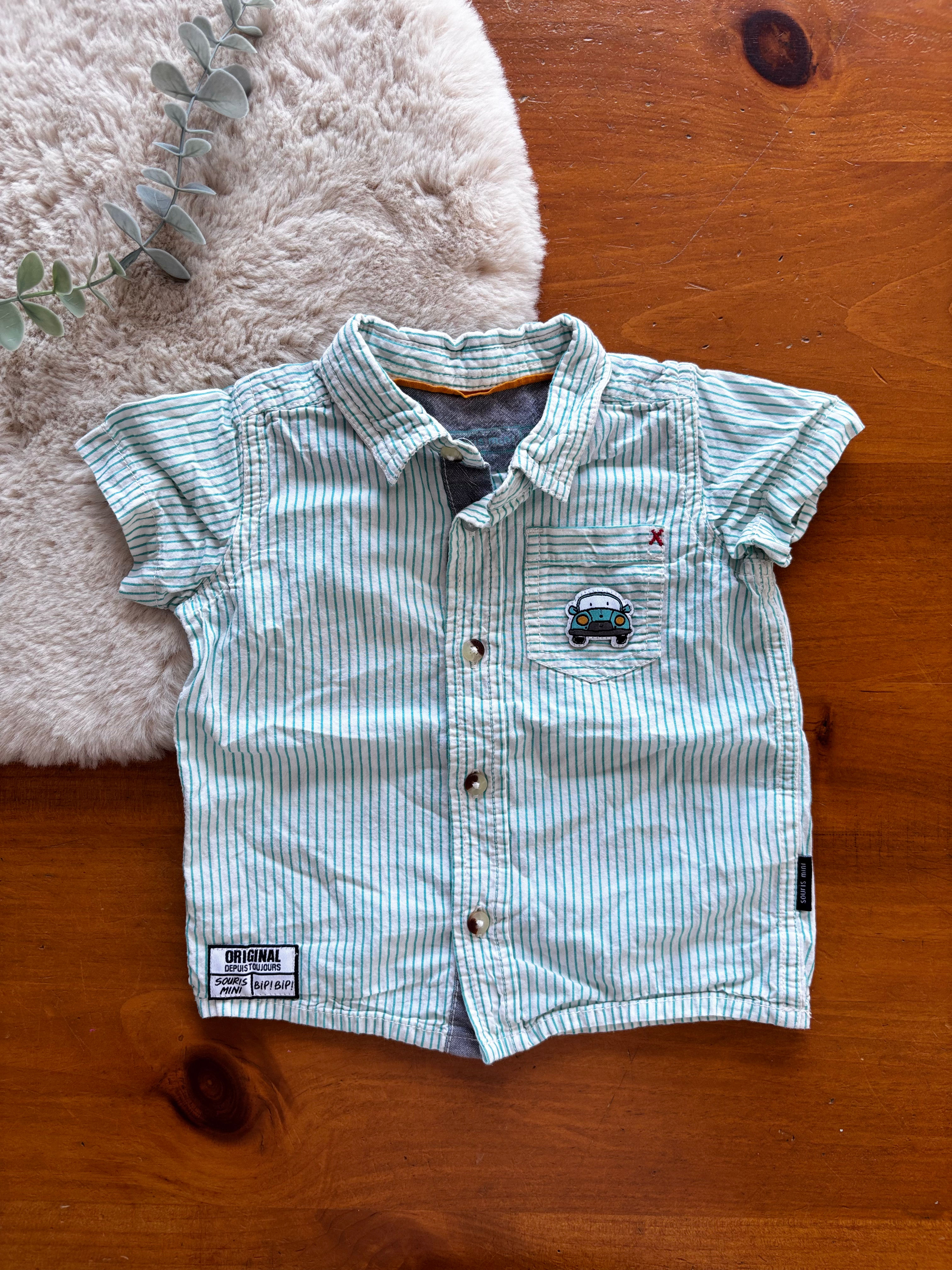 Chemise Souris Mini 6-9 mois