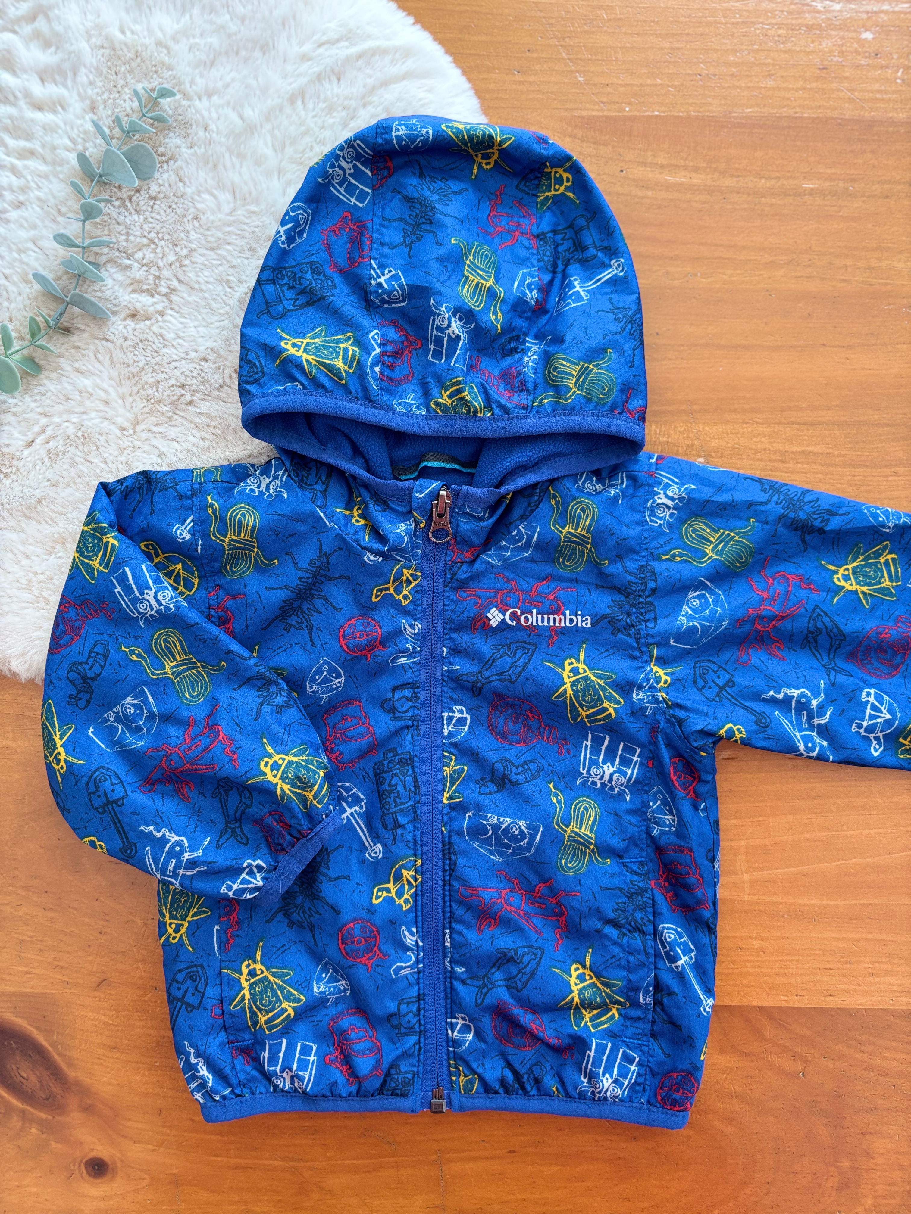 Manteau doublé en polar Columbia 6-12 mois