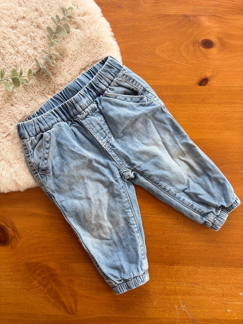 Jeans doublé en jersey Baby Gap 6-12 mois