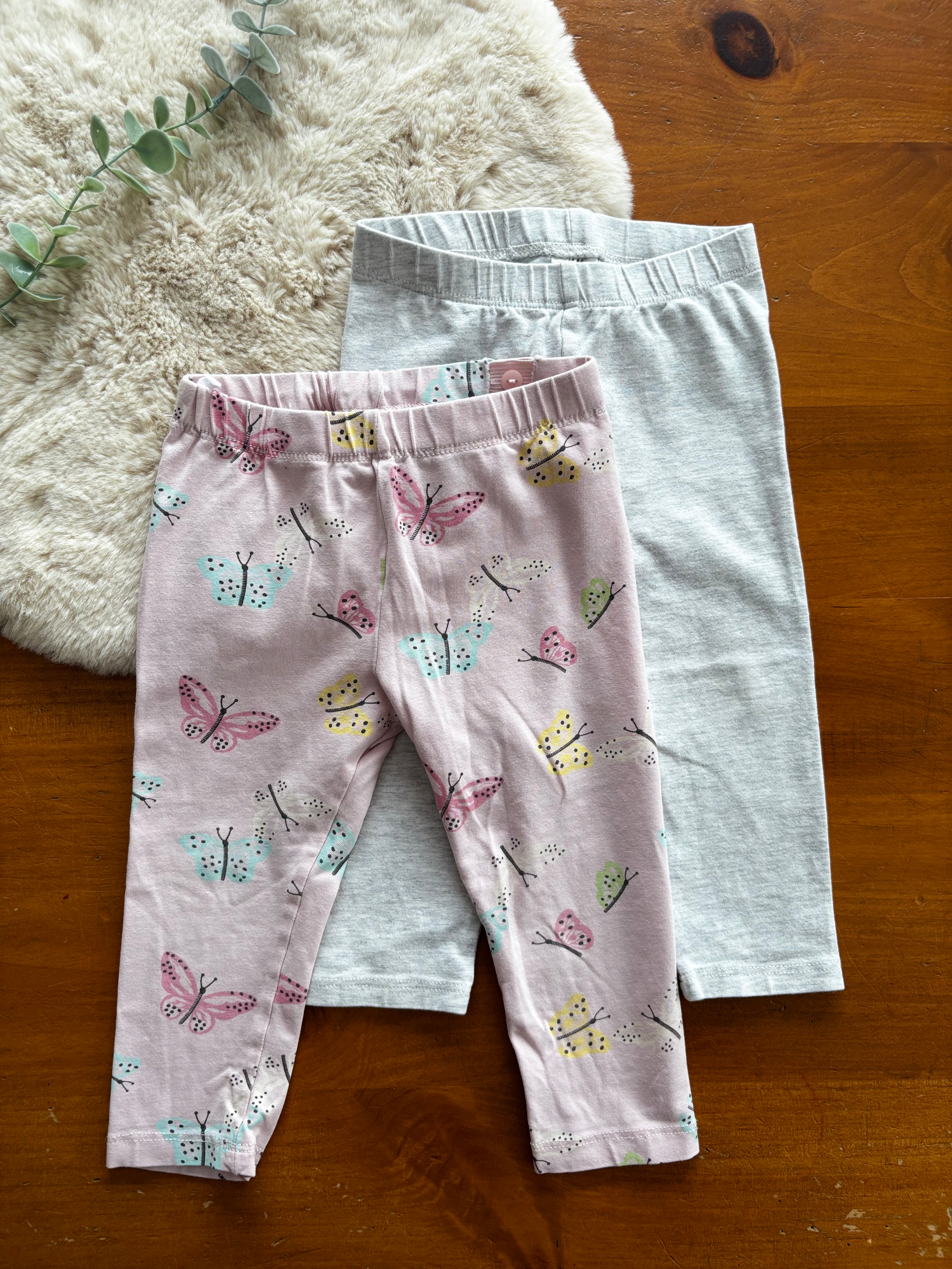 Duo de leggings H&M 9-12 mois