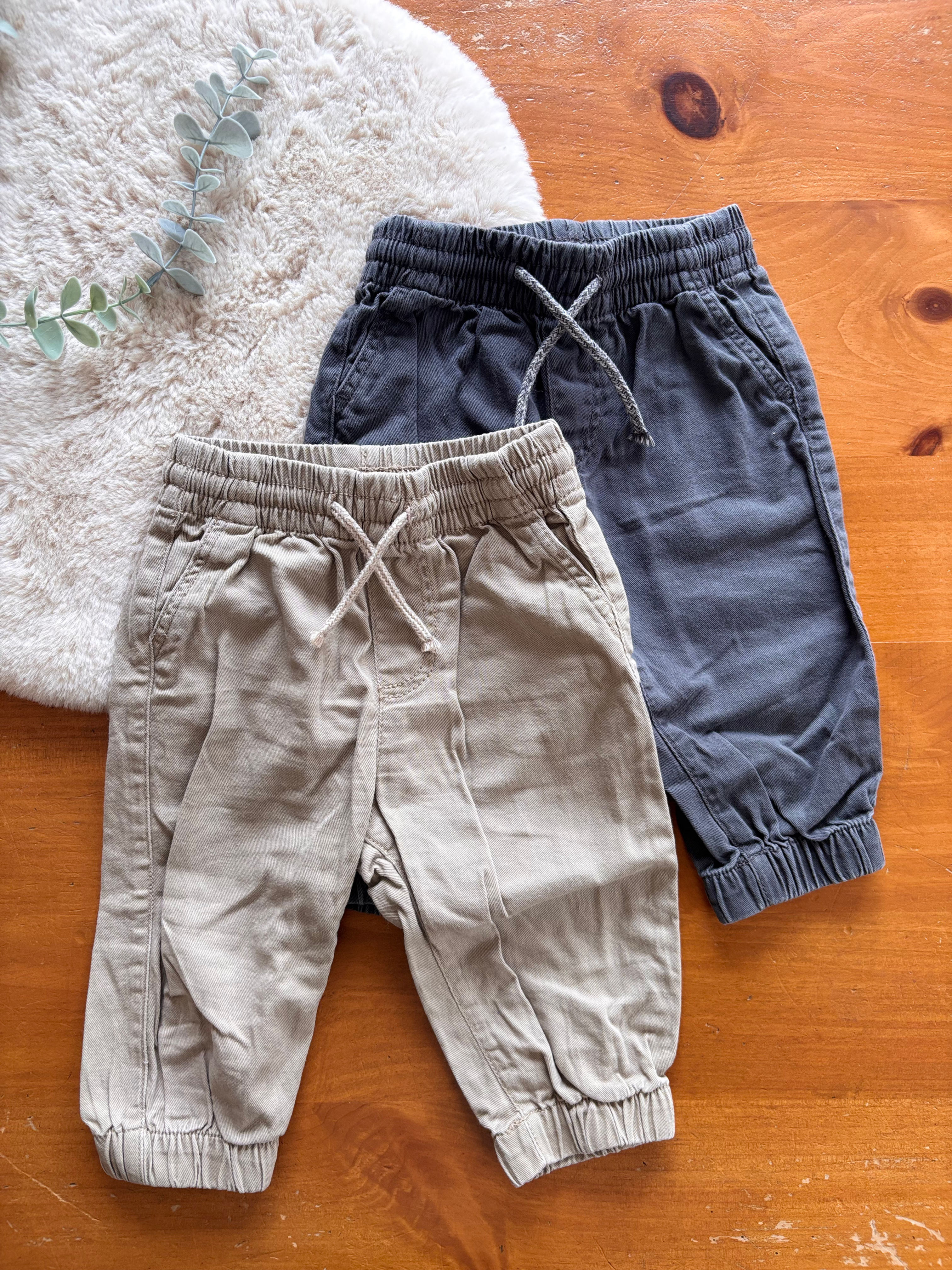 Duo de pantalons H&M 6-9 mois