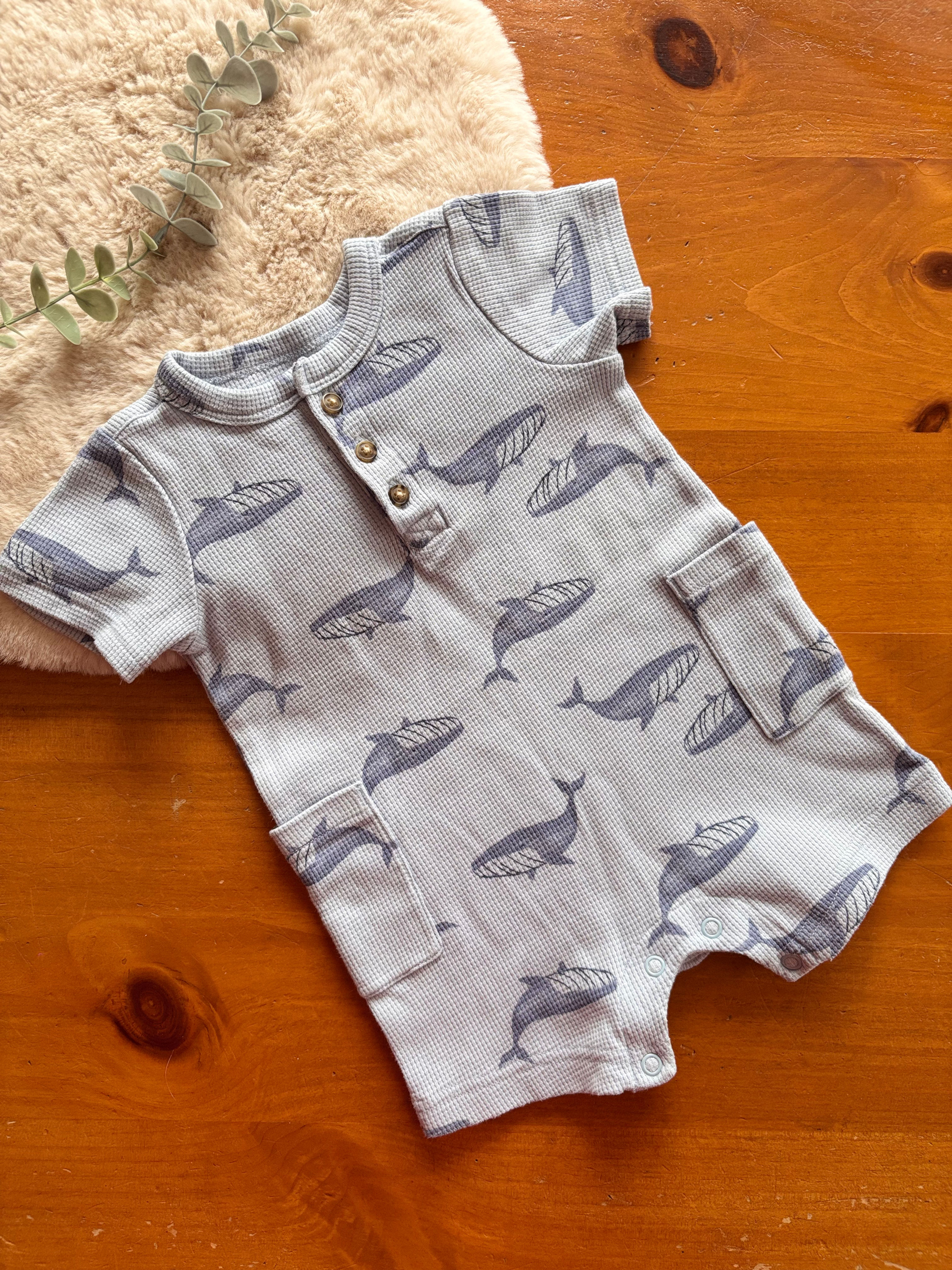 Romper gauffré Carter’s 3-6 mois